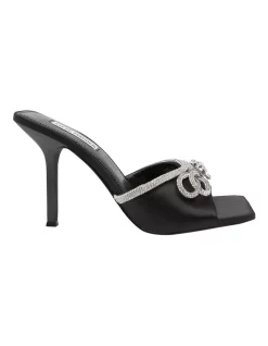 Buy π Steve Madden Embellish π Heels In Black Satin π