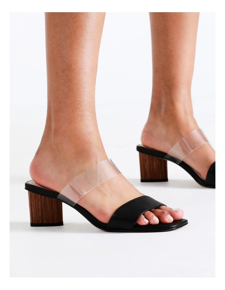 Coupon π Basque Pamper Black Leather π©΄ Sandal In Black π 4 Coupon π Basque Pamper Black Leather π©΄ Sandal In Black π - Image 2