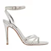 Best Pirce ✨ Nine West Mona -A 🩴 Sandals In Silver 🤩 -Sandals Thongs Online Shop unnamed file 4320