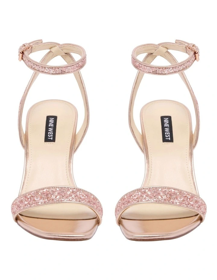 New π Nine West Handle Glitter π©΄ Sandal In Rose π 5 New π Nine West Handle Glitter π©΄ Sandal In Rose π - Image 3