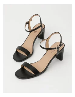 Best deal ⌛ Miss Shop Fleur Heeled 🩴 Sandal In Black 😉 -Sandals Thongs Online Shop unnamed file 4586