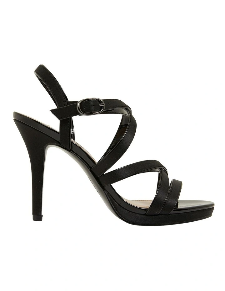 Discount π NINA Reatha Noir Satin π©΄ Sandals π 3 Discount π NINA Reatha Noir Satin π©΄ Sandals π