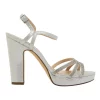 Best deal ⭐ NINA Saralyn True Silver Ref Suedette 🩴 Sandals 🎉 -Sandals Thongs Online Shop unnamed file 4732
