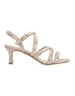 Best deal ✨ NINA Genaya Taupe Reflective Suede 🩴 Sandal 😉