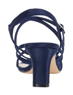 Flash Sale 😀 NINA Genaya New Navy Satin 🩴 Sandal 🔔 -Sandals Thongs Online Shop unnamed file 4859