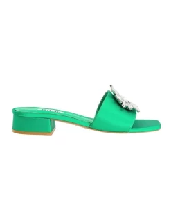 Best deal 👏 Dune London Nailah 🩴 Sandals In Green 🔥