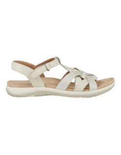 Coupon 👍 Planet 👟 Shoes Sylvie Leather 🩴 Sandal In Sand White 🔥