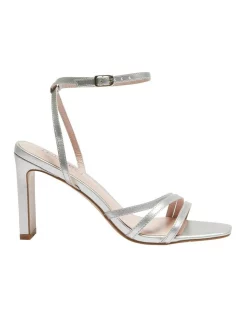 Budget π₯° Pink Inc Lara π©΄ Sandals In Silver Metallic π