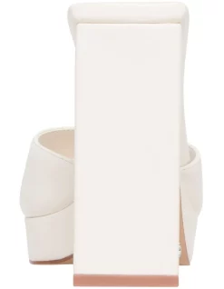 Best Sale ⌛ Windsor Smith Girlfriend Heel In Snow White 🛒 -Sandals Thongs Online Shop unnamed file 5217