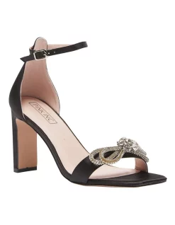 Flash Sale 👍 Pink Inc Honey 🩴 Sandals In Black Satin 🌟 -Sandals Thongs Online Shop unnamed file 5299