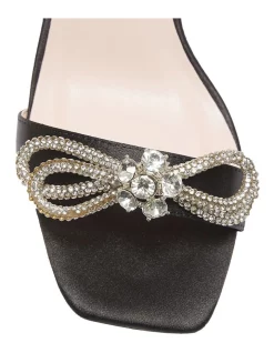 Flash Sale 👍 Pink Inc Honey 🩴 Sandals In Black Satin 🌟 -Sandals Thongs Online Shop unnamed file 5304