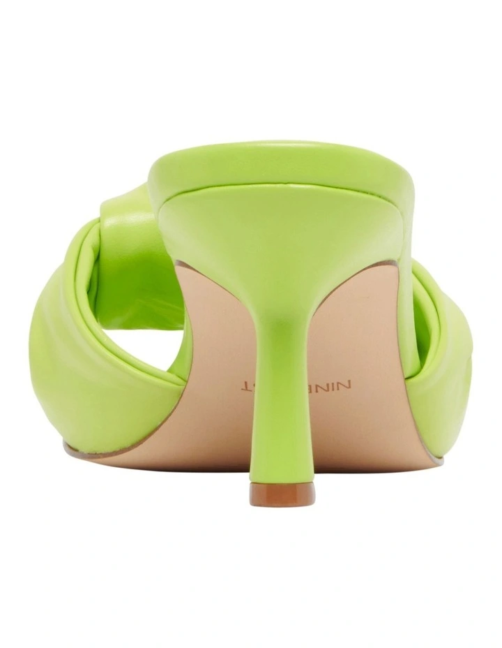 Promo β€οΈ Nine West Knot Heeled π©΄ Sandal In Lime Green π 6 Promo β€οΈ Nine West Knot Heeled π©΄ Sandal In Lime Green π - Image 4