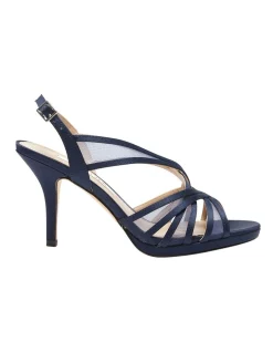 Cheap 🎉 NINA Bess 🩴 Sandals In New Navy Satin 🥰