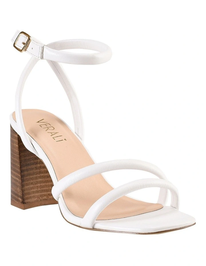 Flash Sale π Verali Crucial π Heels In White Smooth π 4 Flash Sale π Verali Crucial π Heels In White Smooth π - Image 2