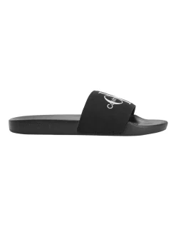 Brand new 🌟 Calvin Klein Monogram Logo Slides In Black 🧨