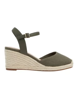 Promo 🛒 Easy Steps Santos Khaki Fabric 🩴 Sandals 🧨