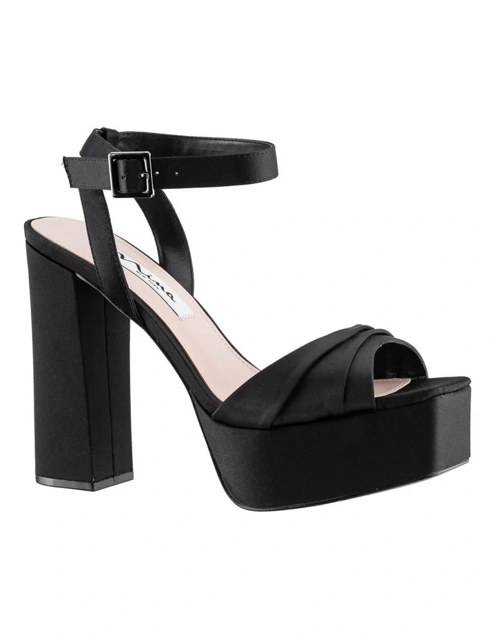 Deals β NINA Dorcas Luster Satin π©΄ Sandals In Black π 4 Deals β NINA Dorcas Luster Satin π©΄ Sandals In Black π - Image 2