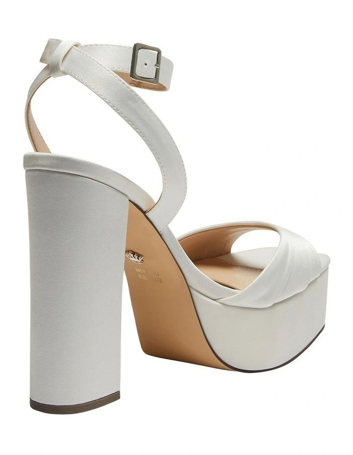Hot Sale π NINA Dorcas Luster Satin π©΄ Sandals In Cream β€οΈ 6 Hot Sale π NINA Dorcas Luster Satin π©΄ Sandals In Cream β€οΈ - Image 4