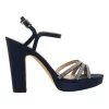 Discount 🎉 NINA Saralyn Navy Satin 🩴 Sandals ✔️ -Sandals Thongs Online Shop unnamed file 5781