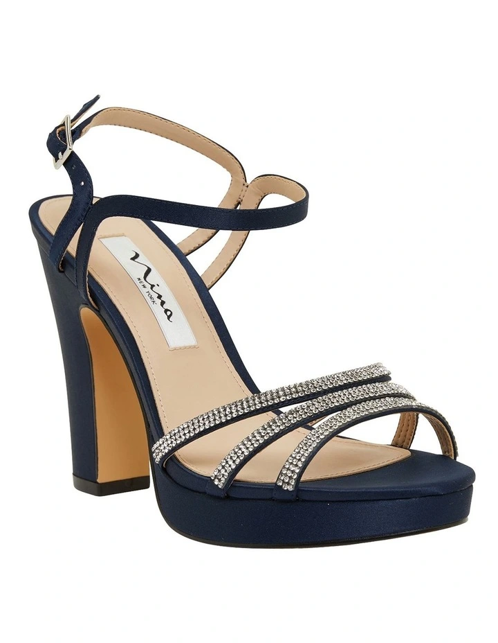 Discount π NINA Saralyn Navy Satin π©΄ Sandals βοΈ 4 Discount π NINA Saralyn Navy Satin π©΄ Sandals βοΈ - Image 2