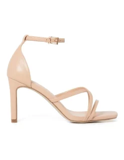 Budget 🔔 Forever New Chelsea Block Heel In Nude 🎉