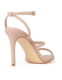 Budget 🎁 Forever New Isabella Nude Rose Gold Heatfix High Heel 🧨