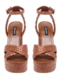 Budget 🧨 Nine West Hadyn Platfrom 🩴 Sandal In Brown ✨ -Sandals Thongs Online Shop unnamed file 5962