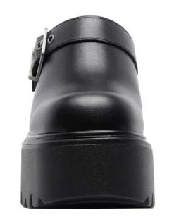 Flash Sale 🔥 Windsor Smith Luck Chunky Platform 👠 Heels In Black Leather 🧨 -Sandals Thongs Online Shop unnamed file 6264