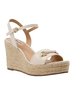 Flash Sale 🎁 Dune London Kai Wedge 🩴 Sandals In Cream 🎉 -Sandals Thongs Online Shop unnamed file 6272