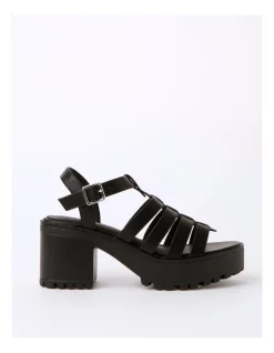 Flash Sale 🤩 Miss Shop Kitten 🩴 Sandal In Black 🥰