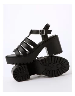 Flash Sale 🤩 Miss Shop Kitten 🩴 Sandal In Black 🥰 -Sandals Thongs Online Shop unnamed file 6311