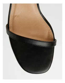 Deals 💯 Miss Shop Mila Black Block Heel 🩴 Sandal 🔥 -Sandals Thongs Online Shop unnamed file 6423