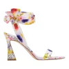 Wholesale 👍 Nine West Kelsie Tie-Up 🩴 Sandals In White Floral 🎁