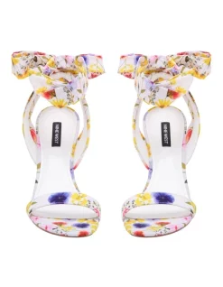 Wholesale 👍 Nine West Kelsie Tie-Up 🩴 Sandals In White Floral 🎁 -Sandals Thongs Online Shop unnamed file 6438