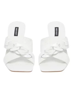 New 🤩 Nine West Paytin 🩴 Sandals In White 🎁 -Sandals Thongs Online Shop unnamed file 6474