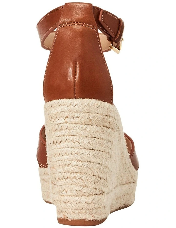 Discount 𧨠Lauren Ralph Lauren Hale Deep Saddle Tan 𩴠Sandal ⨠6 Discount 𧨠Lauren Ralph Lauren Hale Deep Saddle Tan 𩴠Sandal ⨠- Image 4