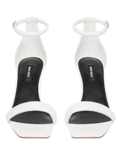 Brand new ❤️ Nine West Paxx 🩴 Sandals In White 😉 -Sandals Thongs Online Shop unnamed file 6496