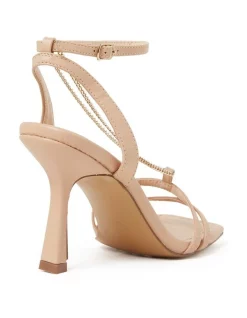Outlet 😉 Forever New Rachel Nude Chain Heel 🔥 -Sandals Thongs Online Shop unnamed file 6573