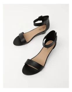 Wholesale 🧨 Miss Shop Bridgette Wedged Low Heeled 🩴 Sandal In Black 🎁 -Sandals Thongs Online Shop unnamed file 6724