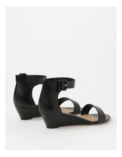 Wholesale 🧨 Miss Shop Bridgette Wedged Low Heeled 🩴 Sandal In Black 🎁 -Sandals Thongs Online Shop unnamed file 6725