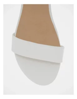 Outlet 🛒 Miss Shop Bridgette Wedged Low Heeled 🩴 Sandal In White 🔥 -Sandals Thongs Online Shop unnamed file 6973