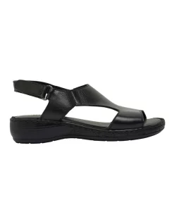 Cheapest 🔥 Wide Steps Dustin Black Glove 🩴 Sandal ⌛