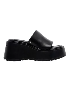Hot Sale 🤩 Windsor Smith 🍬 Candy Leather 🩴 Sandal In Black ✨