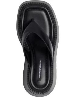 Buy 👍 Windsor Smith Clich Leather 🩴 Sandal In Black 🤩 -Sandals Thongs Online Shop unnamed file 7146