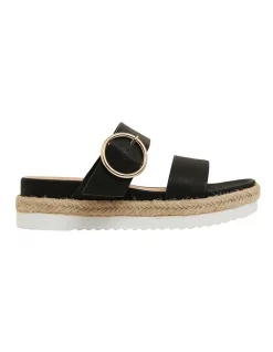 Cheapest ✨ Sandler Warsaw Black Smooth 🩴 Sandals 💯