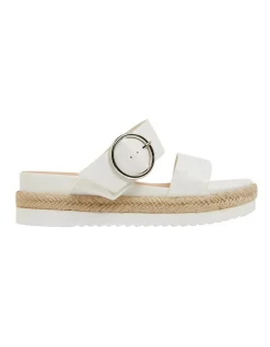 Hot Sale 😍 Sandler Warsaw White Smooth 🩴 Sandals 🔔