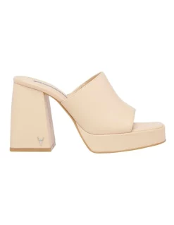 Promo ✔️ Windsor Smith Closer Heel In Biscuit Leather 👍