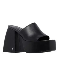 Budget 😀 Windsor Smith Highrise Leather Heel In Black 🥰 -Sandals Thongs Online Shop unnamed file 7447