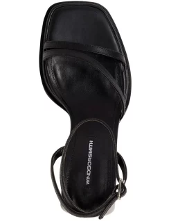 Buy 🔔 Windsor Smith Candid Heel In Black Leather 🧨 -Sandals Thongs Online Shop unnamed file 7497