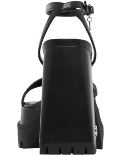 Buy 🔔 Windsor Smith Candid Heel In Black Leather 🧨 -Sandals Thongs Online Shop unnamed file 7499